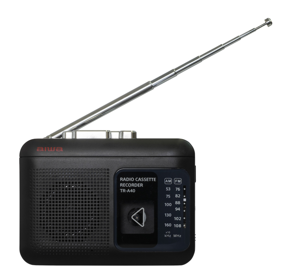TR-A40S アイワ ラジオカセットレコーダー(シルバー) AIWA