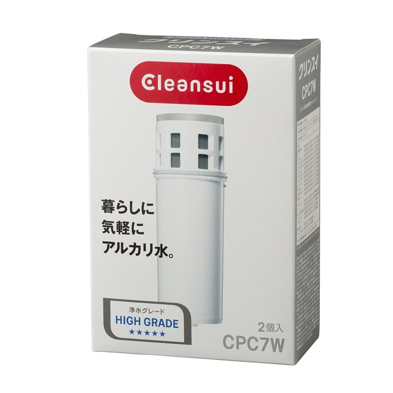 三菱ケミカル・クリンスイ<br>型番：CPC7W-NW<br>ポット型用浄水カートリッジ（2個入り）