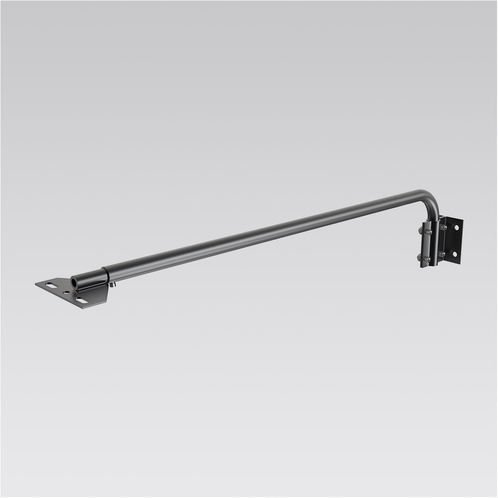 グッド・グッズ<br>型番：JD-B90CM<br>看板灯用アーム 約90?タイプ 2本セット 投光器用 (黒)