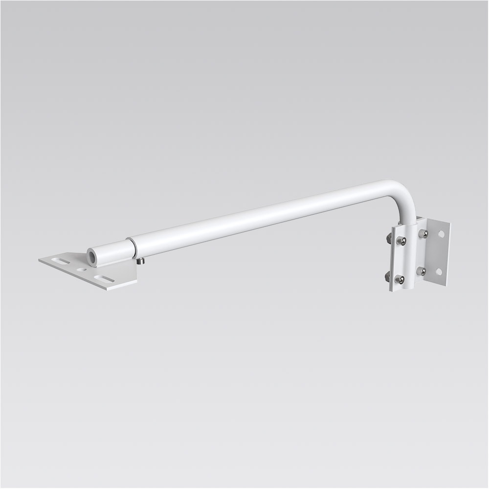 グッド・グッズ<br>型番：JD-W60CM<br>看板灯用アーム 約60?タイプ 2本セット 投光器用 (白)