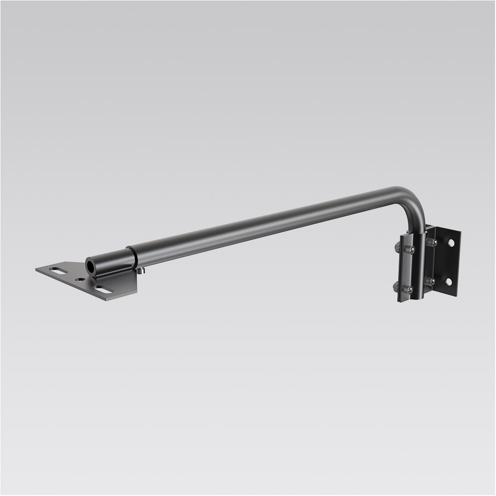 グッド・グッズ<br>型番：JD-B60CM<br>看板灯用アーム 約60?タイプ 2本セット 投光器用 (黒)