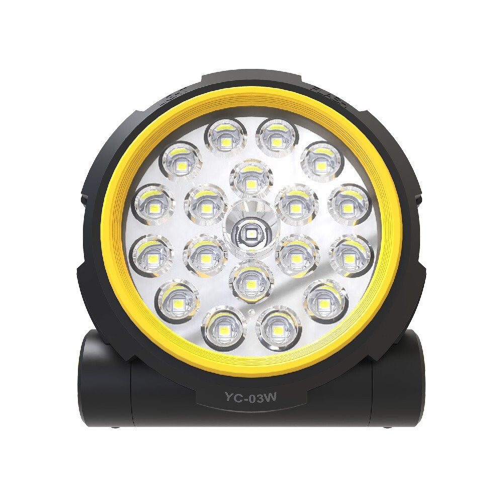 グッド・グッズ<br>型番：YC-03W<br>充電式LED 20W 軽量コンパクト 点灯３モード Type-C充電