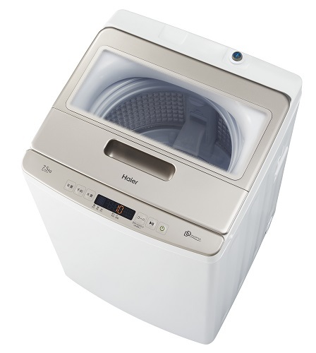 ハイアール<br>型番：JW-LD75A-W<br>7.5kg 全自動洗濯機